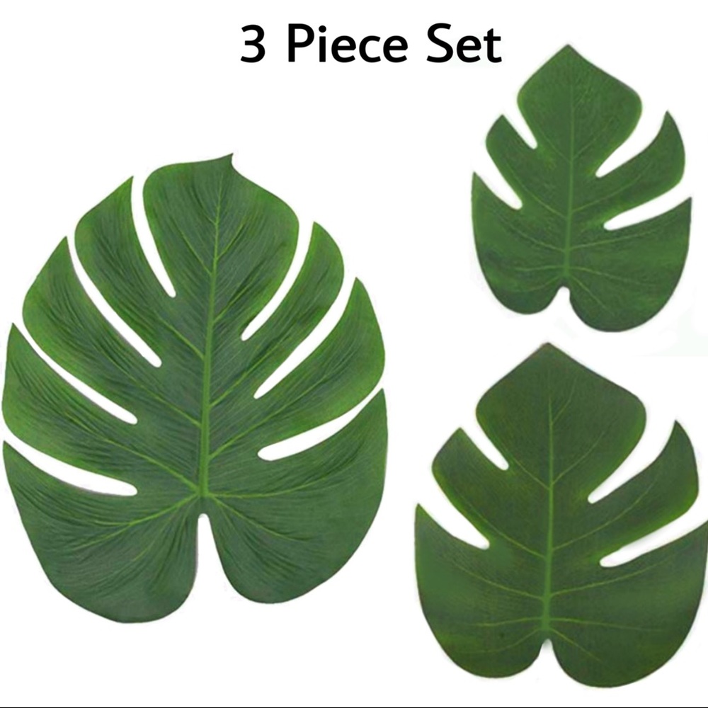 Palm Leaves for Posh Photos & Decor 3Pc Atrificial